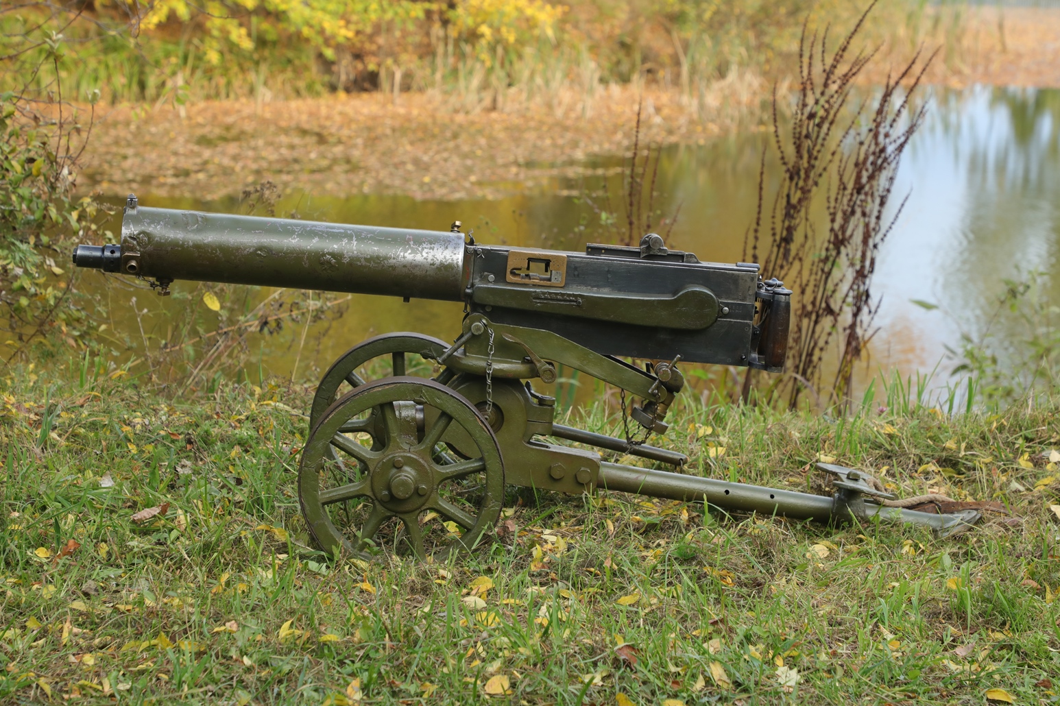 Пулемет Максим 1914 год №5523, станок Колесникова 